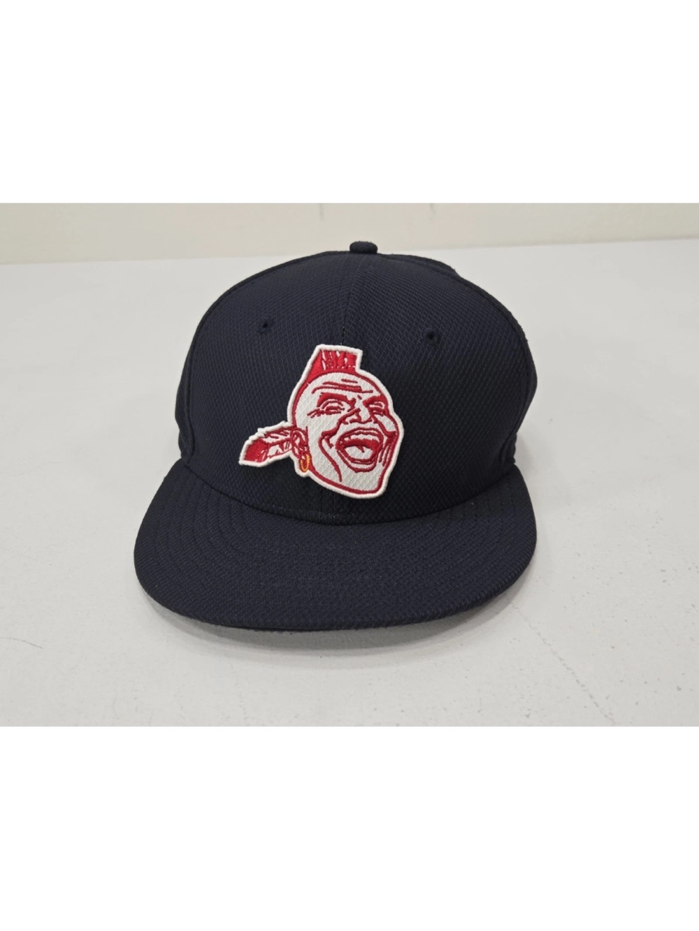 Atlanta Braves Hat Chief Noc-A-Homa Banned Cap New Era 59FIFTY Fitted Size 7 5/8